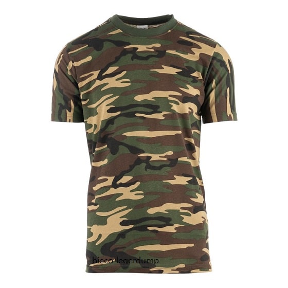 T Shirt Camouflage Woodland